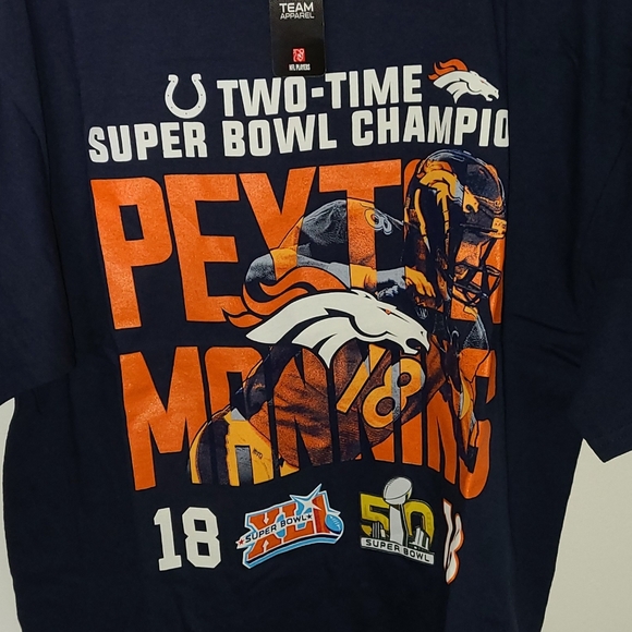 Peyton Manning Retirement shirt sz XL Colts Broncos NWT - Picture 4 of 7